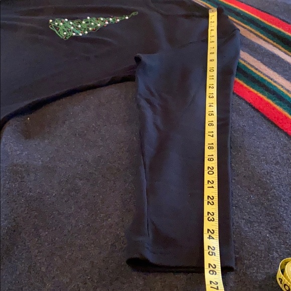 Black Christmas Tree Shirt - Picture 6 of 6